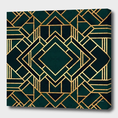 Curioos Art Deco 2 In Green