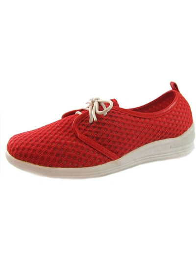 Bees By Beacon Laurie Womens Mesh Casual Walking Shoes In Red