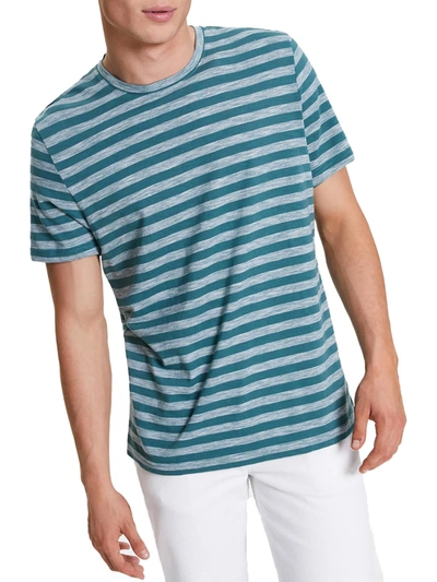 Inc Mens Striped Crewneck T-shirt In Multi