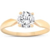 Pompeii3 1 3/4 Ct Tdw Solitaire Diamond Engagement Ring 14k Yellow Gold Enhanced In Multi