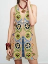 ROJA COLLECTION NEW TRIBAL VEST IN MULTI