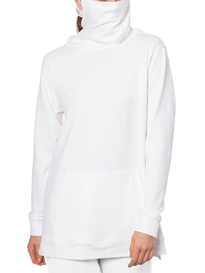 B & A By Betsy And Adam Womens Side Zipper Pullover Hoodie In White