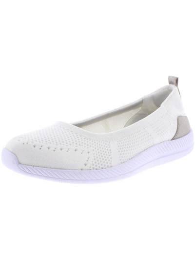 Easy Spirit Glitz 2 Womens Knit Slip On Walking Shoes In White