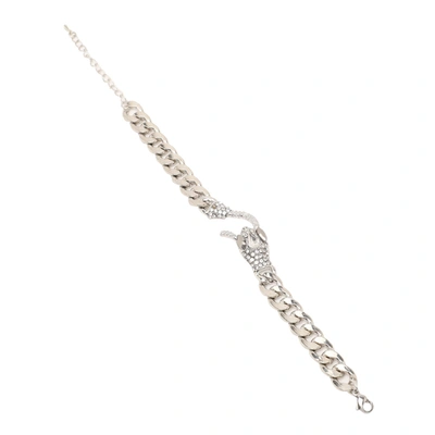 Sohi Gold Color Gold Plated Party Designer Bracelet For Women In Silver