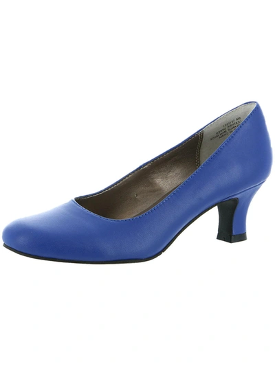 Array Flatter Womens Low Heels In Blue