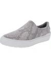 Dr. Scholl's Shoes Do It Right Womens Faux Suede Lifestyle Slip-on Sneakers In Grey