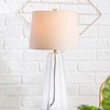 Jonathan Y Dylan 28.5" Glass Led Table Lamp