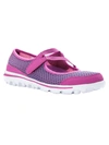 Propét Travelactiv Mary Jo Womens Casual Slip On Mary Janes In Purple