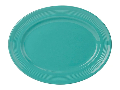 TUXTON CONCENTRIX OVAL PLATTER 13-3/4"X10-1/2", 6 PIECES