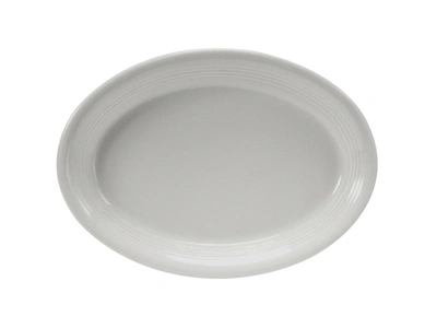 TUXTON CONCENTRIX OVAL PLATTER 11-1/2"X8-3/4", 12 PIECES