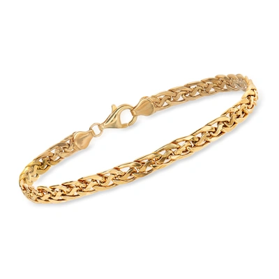 ROSS-SIMONS 14KT YELLOW GOLD LINK BRACELET