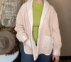 LISTICLE FEELING GOOD JACKET IN LIGHT TAUPE