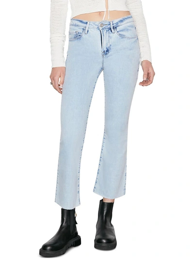 Frame Blue Le High Cropped Denim Jeans In Legacy