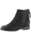 ARRAY LOGAN WOMENS SUEDE CHELSEA ANKLE BOOTS