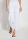Lyssé Cropped Coastal Wide Leg In White