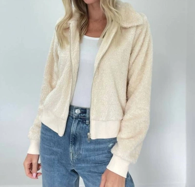 Six/fifty The Ted Jacket In Vanilla In Beige