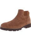 Vionic Brionie Womens Suede Chelsea Boots In Brown
