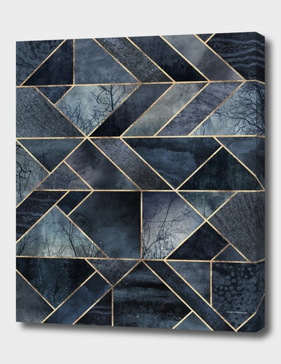 Curioos Abstract Nature - Dark Blue