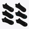 Nautica Womens Athletic Tab Low-cut Socks, 6-pack In Multi