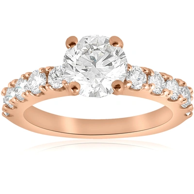 Pompeii3 2 Ct Diamond Engagement Ring 14k Rose Gold In Multi