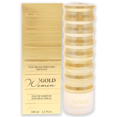New Brand Gold By  For Women - 3.3 oz Edp Spray