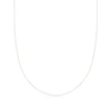 Ross-simons 0.8mm 14kt White Gold Adjustable Snake Chain Necklace In White