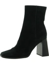 SAM EDELMAN IVETTE WOMENS SUEDE SQUARE TOE ANKLE BOOTS