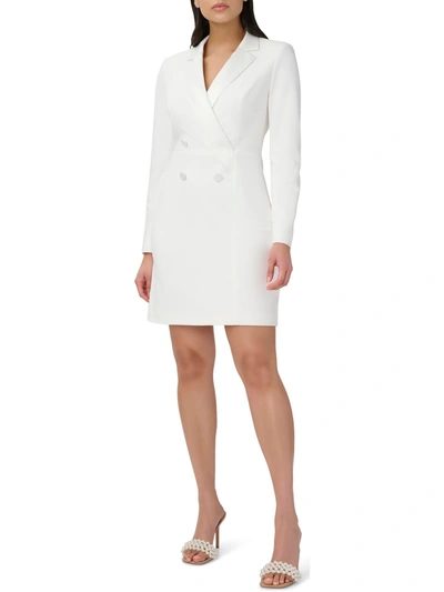 Adrianna Papell Women's Tuxedo Cocktail Sheath Dress In Ivory