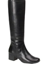 Elites By Walking Cradles Mate Womens Leather Knee-high Riding Boots In Black