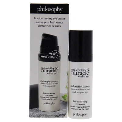 Philosophy Di Lorenzo Serafini Anti-wrinkle Miracle Worker Eye Plus For Unisex 0.5 oz Cream In Transparent