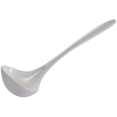 Gourmac 11.25-inch Melamine Soup Ladle In White