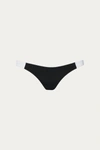 Allsisters Euterpe Bikini Bottom In Black/white In Black
