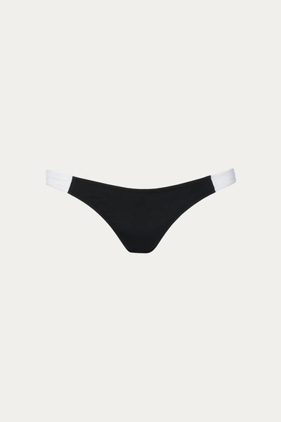 Allsisters Euterpe Bikini Bottom In Black/white