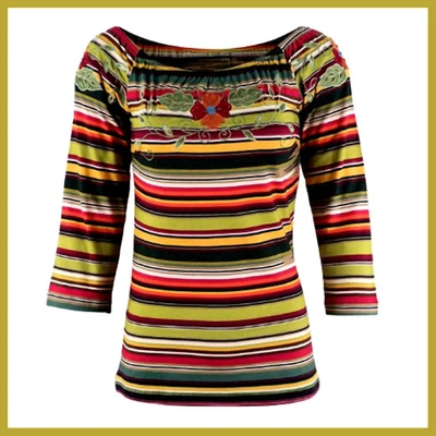 Vintage Collection Women's Nature Saltillo Ballet Top In Multi