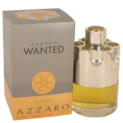 Azzaro 534163 3.4 oz Wanted Eau De Toilette Spray For Men