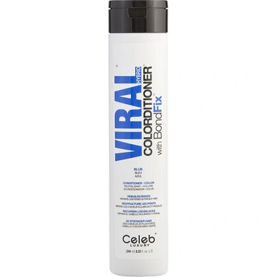 Celeb Luxury 336022 8.25 oz Unisex Viral Hair Colorditioner, Blue In White