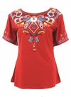 VINTAGE COLLECTION WOMEN'S MONTEREY TOP IN RED