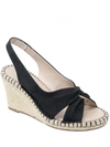 Charles By Charles David Notable Espadrille Wedge Slingback Sandal In Black