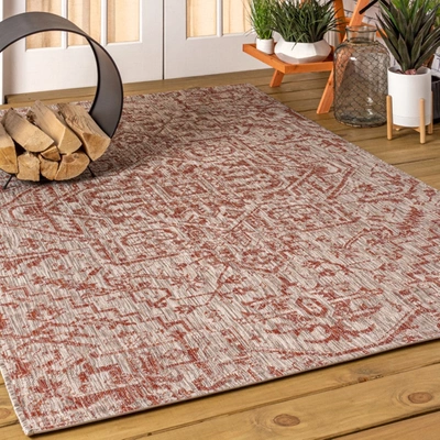 Jonathan Y Estrella Bohemian Medallion Textured Weave Indoor/outdoor Area Rug