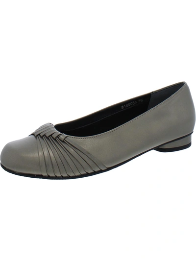 Mark Lemp Classics By Walking Cradles Marlene Womens Dressy Slip On Pumps In Grey