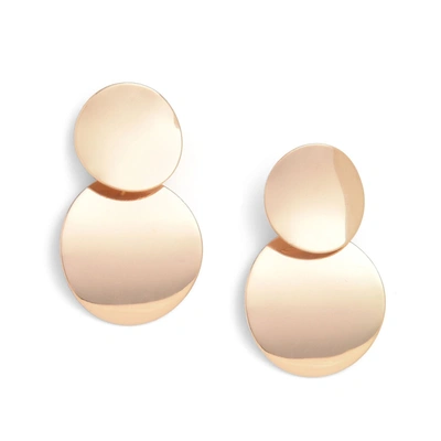 Sohi Designer Drop Earrings In Gold