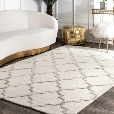 Nuloom Hand Tufted Park Avenue Trellis Area Rug