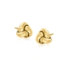 Rs Pure Ross-simons 14kt Yellow Gold Love Knot Stud Earrings In Yellow