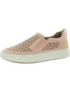 Vionic Kimmie Perforated Suede Slip-on Sneaker In Beige