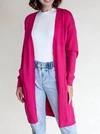 PINK MARTINI COZY SUNDAY CARDI IN PINK