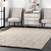 Nuloom Vania Chevron Jute Area Rug