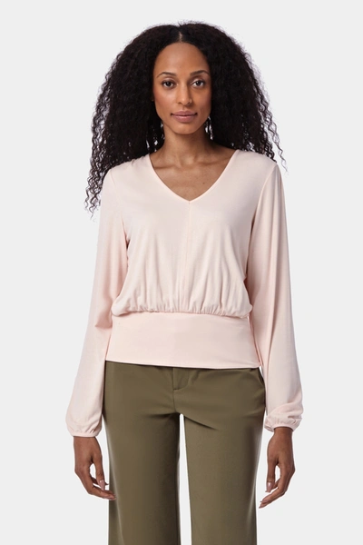 Capsule 121 Plus Size The Winchester Blouson-sleeve Top In Pink