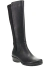 PROPÉT WEST WOMENS LEATHER EMBOSSED KNEE-HIGH BOOTS