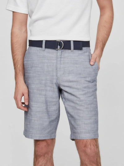 Guess Factory Culver Belted Shorts In Grey