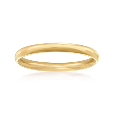 Ross-simons Women's 2mm 14kt Yellow Gold Wedding Ring